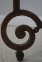 F72759: Tessellated Marble Stone Top Iron Base Sid