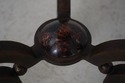F72759: Tessellated Marble Stone Top Iron Base Sid