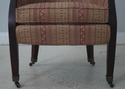 72750: Pair Of HANCOCK & MOORE Upholstered Tub Bar