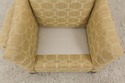 59695EC: Pair Modern Gold Upholstered Living Room 