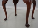 63977EC: ELDRED WHEELER Queen Anne Cherry Stool Or