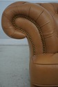 68016: MAITLAND SMITH no 324 Tan Leather Chesterfi