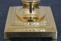 LF68074: WATERFORD Pair Of Crystal & Brass Urn Tab