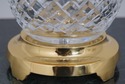 LF68076: Pair Of WATERFORD Crystal & Brass Pineapp