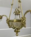 F64000EC: Bacchus Themed French Style Brass Chande