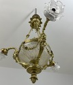 F64000EC: Bacchus Themed French Style Brass Chande