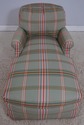 72771: JESSICA CHARLES Plaid Print Chaise Lounge