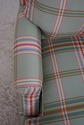 72771: JESSICA CHARLES Plaid Print Chaise Lounge