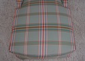72771: JESSICA CHARLES Plaid Print Chaise Lounge