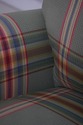 72771: JESSICA CHARLES Plaid Print Chaise Lounge