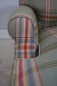 72771: JESSICA CHARLES Plaid Print Chaise Lounge