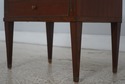 72737: French Style 2 Door 1 Drawer Marble Top Pot