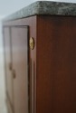 72737: French Style 2 Door 1 Drawer Marble Top Pot