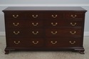 72732: HENKEL HARRIS Mahogany 9 Drawer Dresser