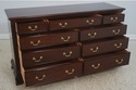 72732: HENKEL HARRIS Mahogany 9 Drawer Dresser