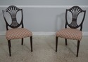 L72760: Set of 8 STICKLEY Federal Shield Back Maho