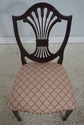 L72760: Set of 8 STICKLEY Federal Shield Back Maho