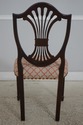 L72760: Set of 8 STICKLEY Federal Shield Back Maho