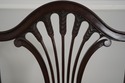 L72760: Set of 8 STICKLEY Federal Shield Back Maho