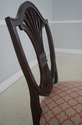 L72760: Set of 8 STICKLEY Federal Shield Back Maho
