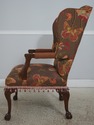 72279: Ball & Claw Wing Back Open Armchair