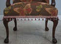 72279: Ball & Claw Wing Back Open Armchair