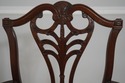 L72768: Set of 8 HENREDON Mahogany Shield Back Din