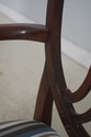 L72768: Set of 8 HENREDON Mahogany Shield Back Din