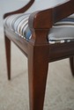 L72768: Set of 8 HENREDON Mahogany Shield Back Din