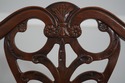 L72768: Set of 8 HENREDON Mahogany Shield Back Din