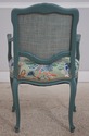 L72776: Pair Petite French Greenish Blue Painted A