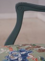 L72776: Pair Petite French Greenish Blue Painted A