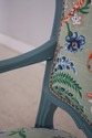 L72776: Pair Petite French Greenish Blue Painted A