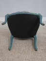 L72776: Pair Petite French Greenish Blue Painted A