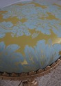 72777: French Louis XIV Damask Upholstered Metal B