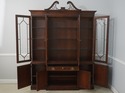 72770: HENREDON 4 Door Mahogany China Curio Cabine