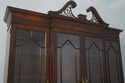72770: HENREDON 4 Door Mahogany China Curio Cabine