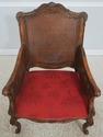 72774: Pair French Style Double Cane Back Bergere 
