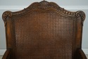 72774: Pair French Style Double Cane Back Bergere 