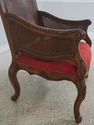 72774: Pair French Style Double Cane Back Bergere 