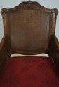 72774: Pair French Style Double Cane Back Bergere 