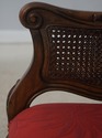 72774: Pair French Style Double Cane Back Bergere 