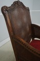72774: Pair French Style Double Cane Back Bergere 
