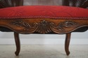 72774: Pair French Style Double Cane Back Bergere 