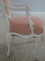 72775: Pair Petite French Louis XV White Chic Upho