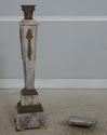 LF72742: Pair Of Vintage Marble & Brass Louis XVI 