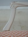 72775: Pair Petite French Louis XV White Chic Upho
