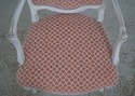 72775: Pair Petite French Louis XV White Chic Upho