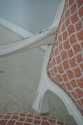 72775: Pair Petite French Louis XV White Chic Upho