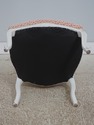72775: Pair Petite French Louis XV White Chic Upho